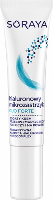 Acu krēms Soraya Hyaluronic Micro Injection Duo Forte, 15 ml