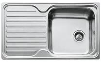 Virtuvinė plautuvė Teka 1C 1E MTX, nerūdijantysis plienas, 84 cm x 50 cm x 19 cm, sidabro sp.