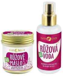 Sejas un ķermeņa kopšanas komplekts Purity Vision Rejuvenating Damask Roses, 220 ml, 2 gab.