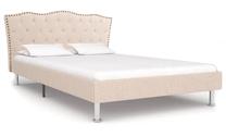 Lova pusantros vietos VLX Bed Frame, 120 x 200 cm, smėlio sp., be čiužinio, su grotelėmis