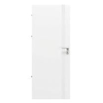 Vidaus durų varčia Domoletti DWL-PB TG1, kairinės, balta sp., 203 x 64.4 x 4 cm