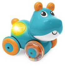 Игрушечное животное бегемот Chicco Sense & Focus Sprint & Go, синий цв.