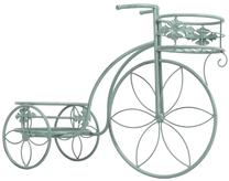 Stovas gėlių vazonams Home4you Mint 40090, 63 cm x 25 cm, 46 cm, geležis, žalia sp.