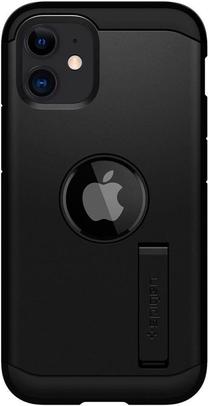 Telefona vāciņš Spigen, melna krās., Apple