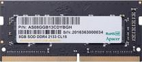 Operatyvioji atmintis (RAM) Apacer AS08GGB13CDYBGH, DDR4 (SO-DIMM), 8 GB, 2133 MHz