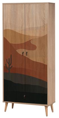 Spinta Kalune Design City Desert, įvairių spalvų, 45 cm x 80 cm x 190 cm