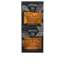 Маска для лица Apivita Express Beauty Brightening Orange, 16 мл, 18+, 2 шт.