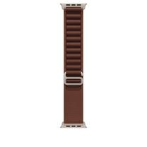 Ремешок для часов Apple Alpine Loop, 49 mm Medium, natural titanium цв./burgundy цв.