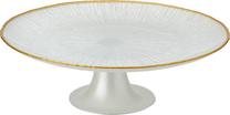 Servēšanas šķīvis 044300500, Ø 28 cm, Zelta krās./Balta krās.