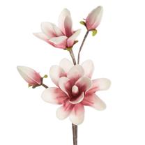 Dirbtinė gėlė Flore, balta sp./rožinė sp., 59 cm x 17 cm