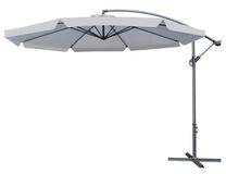 Dārza saulessargs Malatec XXL, 350 cm, tumši pelēka krās.