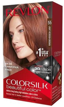 Matu krāsa Revlon Colorsilk Beautiful Color, light reddish brown krās., Light Reddish Brown 55, 59.1 ml