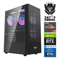 Stacionarus kompiuteris Intop Aqua Ryzen 7 7700X, 1 TB, DDR5 16 GB, SSD 1 TB, Nvidia GeForce RTX 5060 Ti 16 GB GDDR7, Windows 11 Home