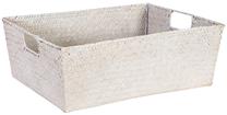 Nešiojimo krepšys Home4you, balta sp., 14 x 40 x 31 cm