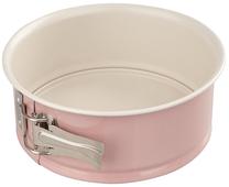 Torto ir kekso kepimo forma Dr. Oetker Retro, balta sp./rožinė sp., 18 cm x 18 cm