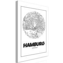 Reprodukcija Artgeist Retro Hamburg N8689-SPWD, 20 cm x 30 cm