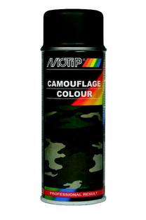 Auto krāsas Motip Camouflage, 400 l, zaļa krās.