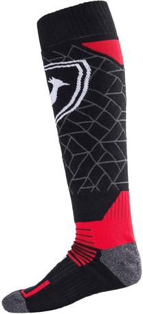 Slidinėjimo kojinės Rossignol Ski L3 Premium Wool, juoda sp./raudona sp., S