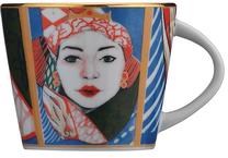 Kavos/arbatos servizas Hermia Coffee Cup Set 710KTP9648, porcelianas, įvairių spalvų, 12 vnt.