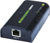 Удлинитель Techly 306011 HDMI Receiver, черный цв.