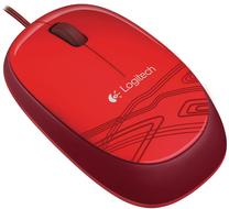 Kompiuterio laidinė pelė Logitech M105, raudona sp.