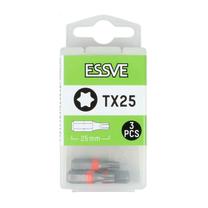 Набор битов для отверток Essve TX25, TX25, 25 мм