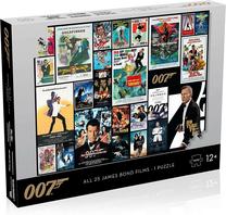 Puzle Winning Moves James Bond 007, 37 cm x 62 cm, 1000 gab., daudzkrāsaina