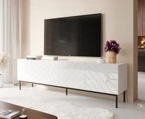 TV galds Cama Meble Abeto, balta krās., 200 cm x 42 cm x 60 cm