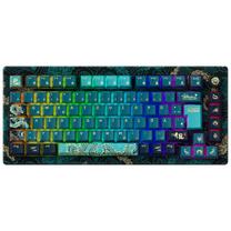 Vadu spēļu tastatūra Akko Year Of The Dragon 007B V3 HE Akko Astrolink, EN/DE, zila krās.