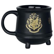 Krūzīte Paladone Harry Potter - Hogwarts Crest Cauldron, melna krās., 511 ml