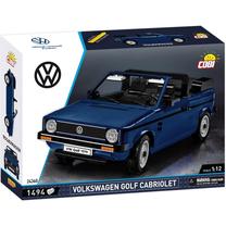 Konstruktorius, automobilis Cobi Volkswagen Golf Cabriolet, 1494 vnt., mėlyna sp.