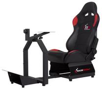Spēļu krēsls RaceRoom RR3033, melna krās./sarkana krās.