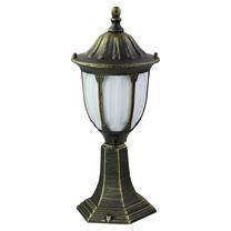 Brīvi stāvošs āra gaismeklis HR EL-180P2, 60W, E27, IP44, zelta krās., 17.5 cm x 45 cm