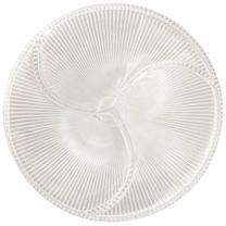 Serviravimo lėkštė Homla Lynn 241911, 24 cm x 2 cm, 24 cm, Ø 24 cm, Skaidri sp.