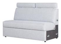 Modulinė sofa Bodzio Lazur, pilka sp., 141 x 81 cm x 97 cm
