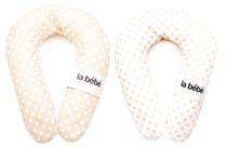 Grūtnieču spilvens La bebe Cotton Rich ECO Dots, bēša krās.