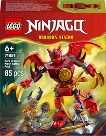 Konstruktorius LEGO® NINJAGO® Kai drakono-roboto kovos rinkinys 71851, 85 vnt.