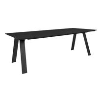 Lauko stalas House Nordic Toronto, juoda sp., 220 cm x 100 cm x 74 cm