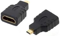 Adapteris Fusion Accessories Micro HDMi male - HDMI female FUS-MICRHDMI Micro HDMI male, HDMI female, melna krās.
