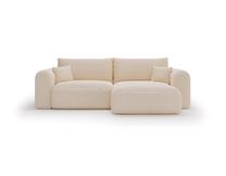 Sofa-lova Polak Meble Next Tilia 01, kreminė sp., 274 x 153 cm x 86 cm