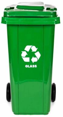 Konteiner MultiStore Glass, roheline v., 120 l