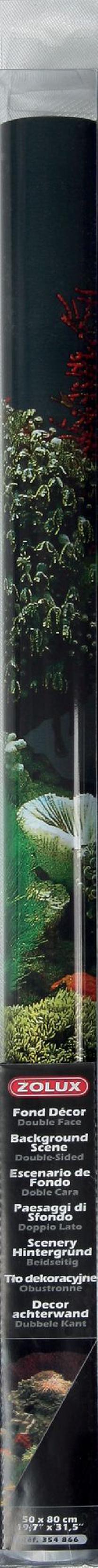 Akvārija fons Zolux Coral 354866, melna krās.