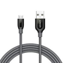 Vads Anker A8143HA1 Micro USB, USB, 1.8 m, pelēka krās.