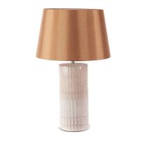Galda stāvlampas Edna 01, E27, 60W, oranža krās./krēmkrāsa krās.