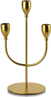 Подсвечник Mondex Cedric Gold HTOP3479, металл, 25 см, золотой цв.