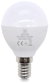 Лампочка Dalber LED, A-type, 3000 °К, E14, 8 Вт, 800 лм