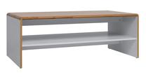 Žurnalinis staliukas Bari, ąžuolo sp./balta sp., 113.5 cm x 60 cm x 43 cm