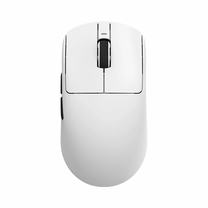 Bezvadu spēļu pele VXE Dragonfly R1 Pro Max Wireless VXE-R1-PRO-MAX-WHT, 2.4ghz wireless / usb, balta krās.