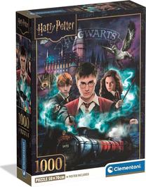 Dėlionė Clementoni Compact Harry Potter 37047, 70 cm x 50 cm, 1000 vnt., įvairių spalvų