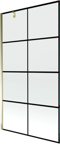 Vannas siena Mexen Next I, 100 cm x 150 cm, zelta krās./melna krās./rūdītais